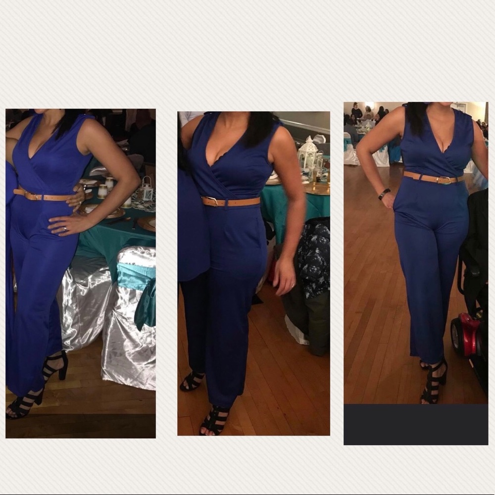 Royal Blue Jumpsuit